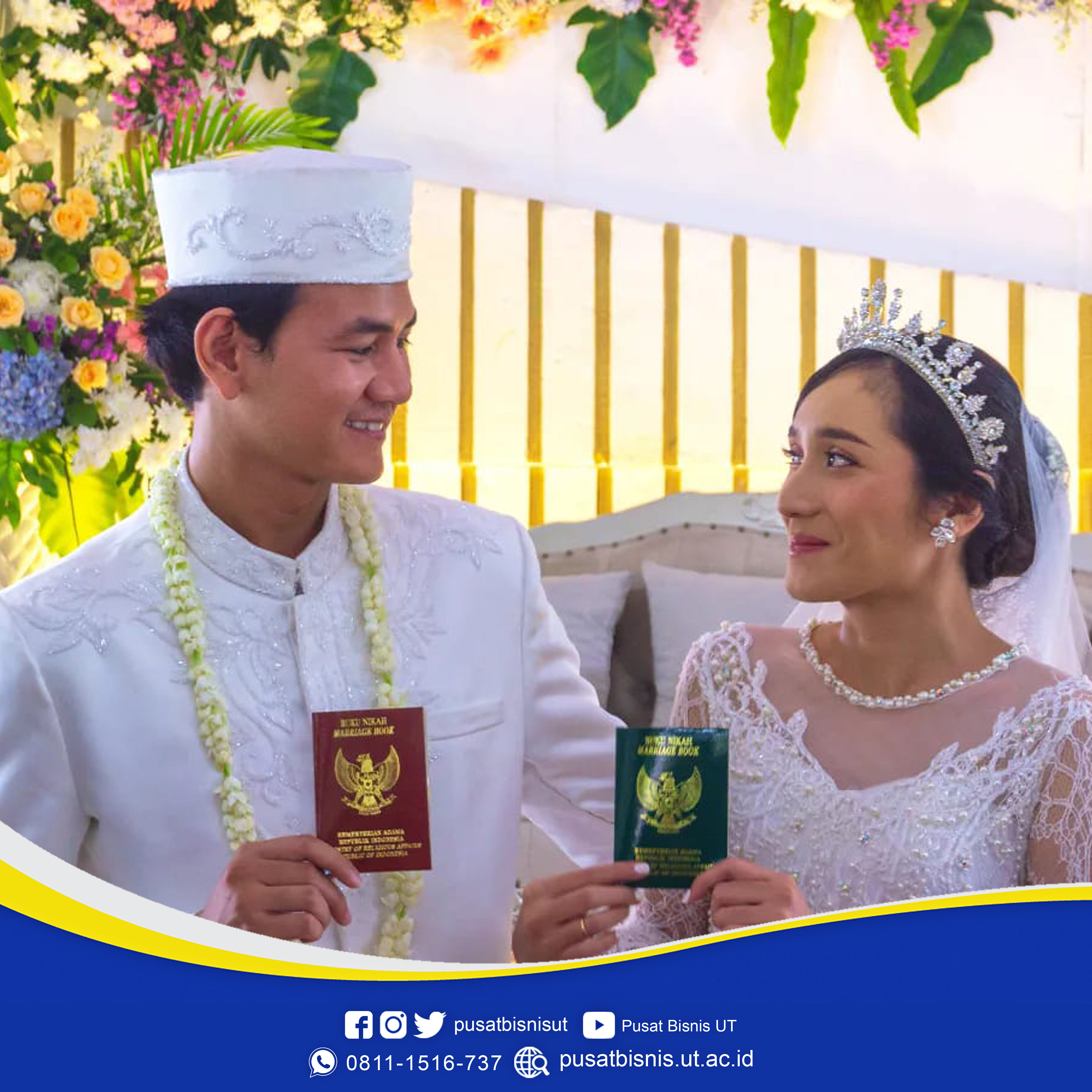 Pernikahan Amelia Dwita Larasati dan Muhammad Fariz Warman